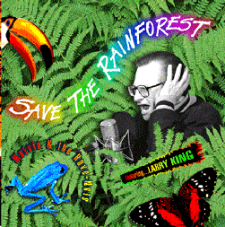 Save the Rainforest CD - front cover art